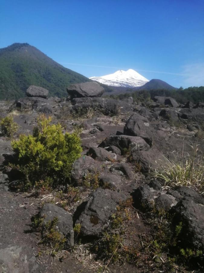Cabana May Pao, Para 3 En Melipeuco Cerca Del Parque Nacional Conguillio Exterior photo